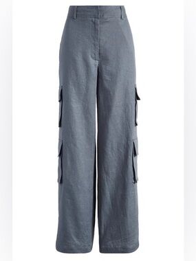 Reformation Mateo Linen Cargo Pants